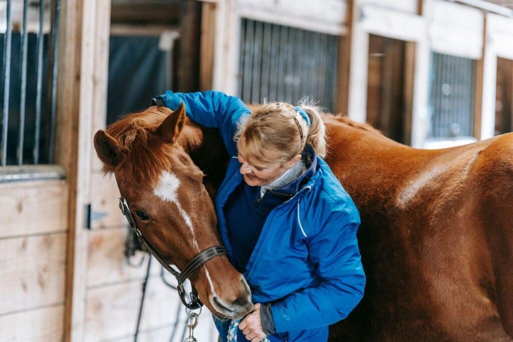 Brandalarmsysteem voor een paardenstalcamera